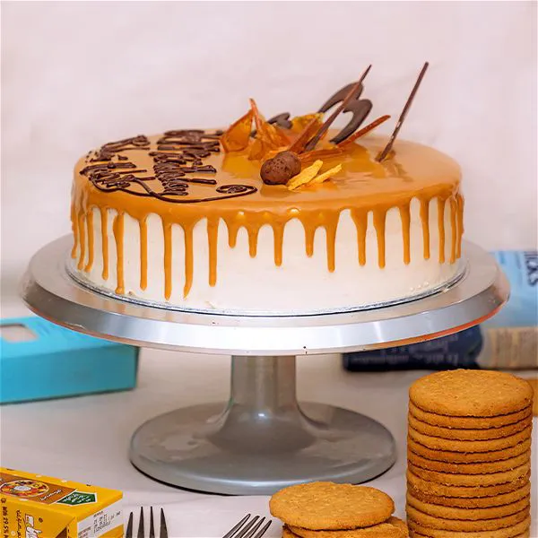 Caramel Drip Cake