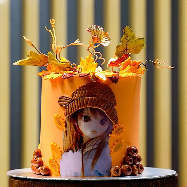 Autumn Girl Cake